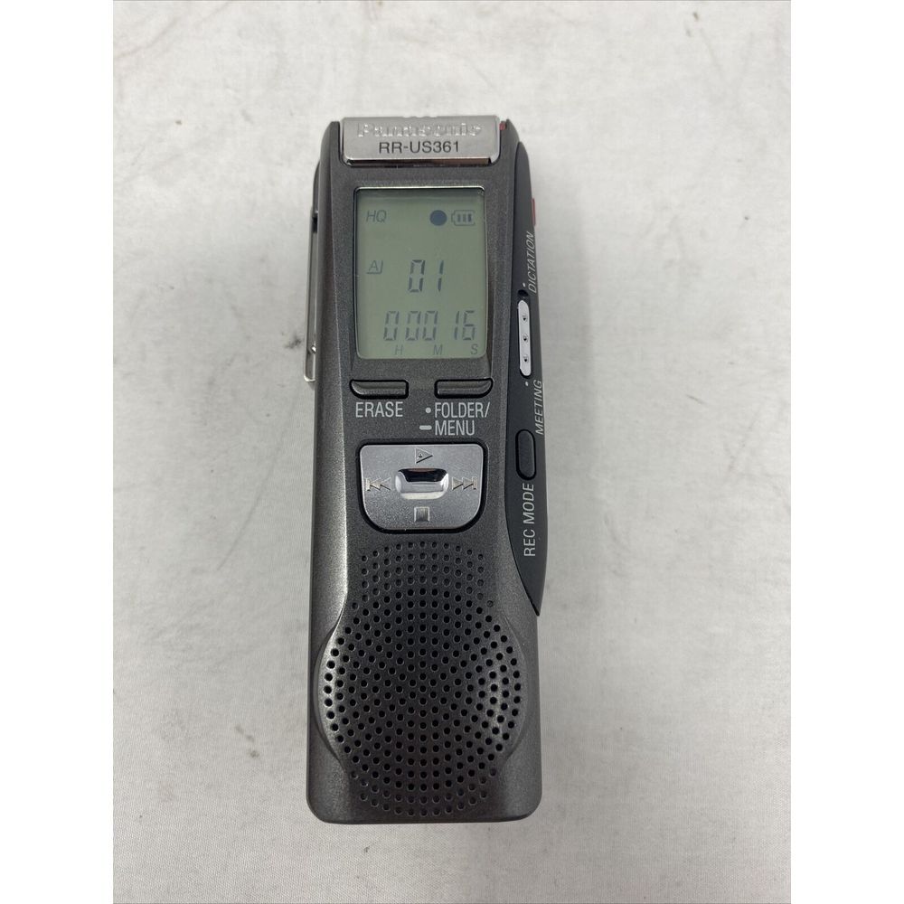 Panasonic IC recorder RR-US361 Faded Screen Works‎ Read